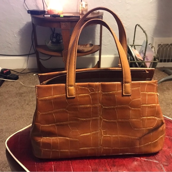 Monsac original crocodile leather shoulder bag... - Picture 1 of 13